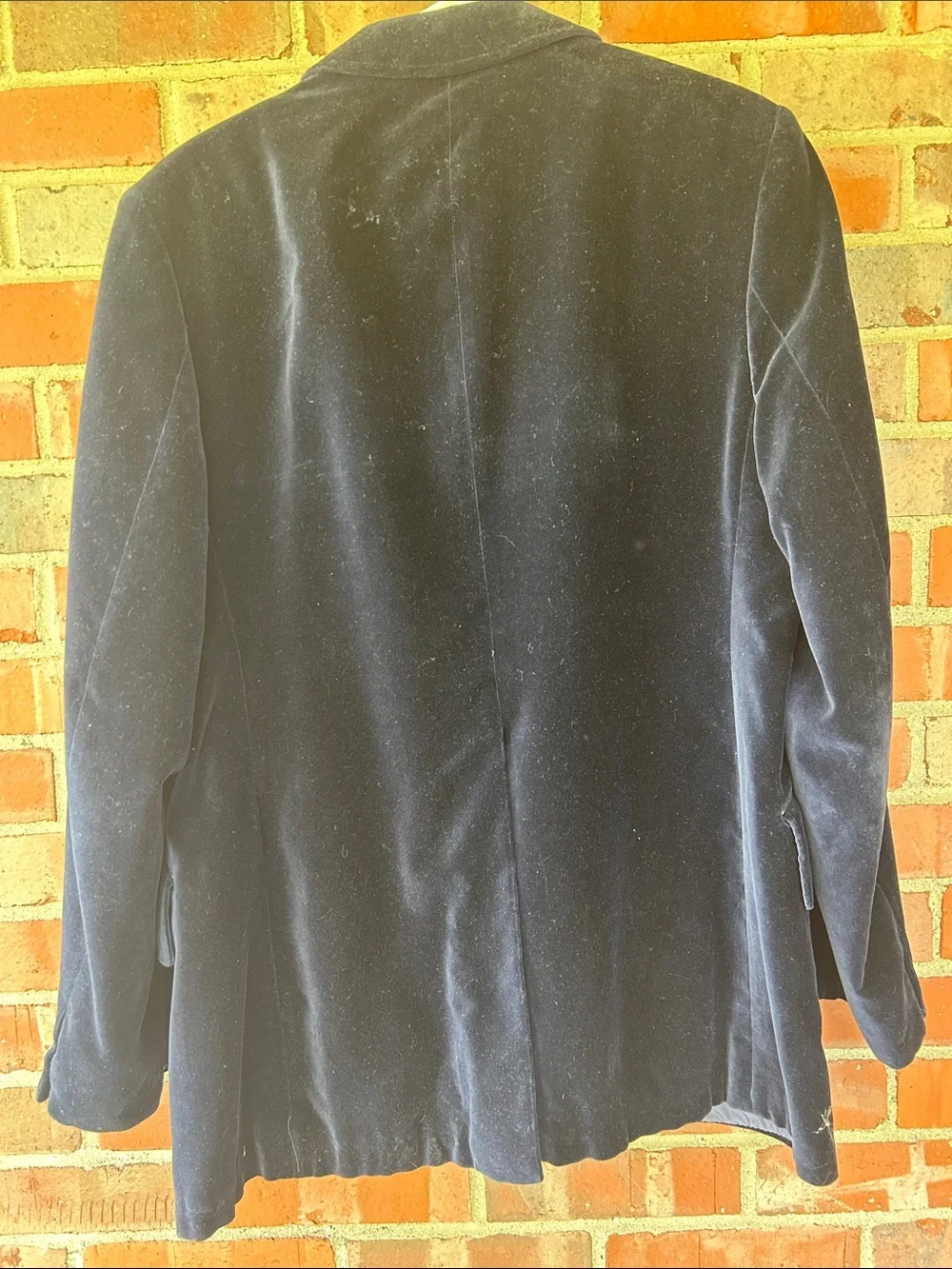 Men's Navy Velvet Sport Coat - Cortefiel